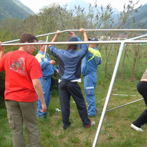 Allestimento tendopoli di accoglienza 006 / 10712