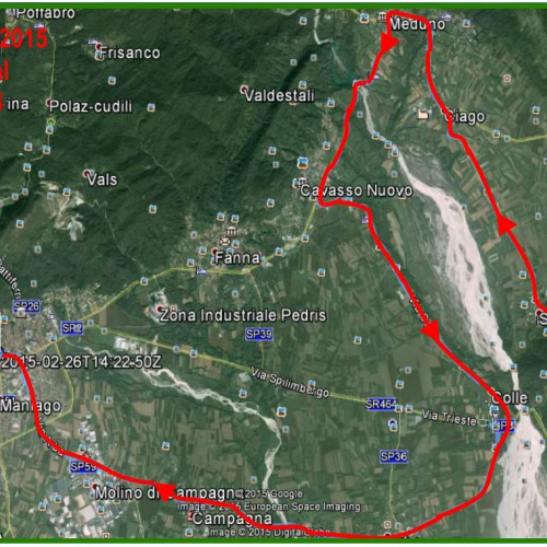 Plan Krono lunga Maniago-Sequals / 113575