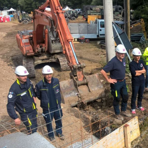 Presidente Serracchiani in visita ad Amatrice Campo FVG / 116892