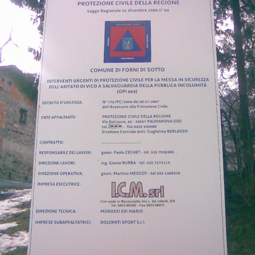Intervento Forni di Sotto (OPI 669) n. 1 / 64689