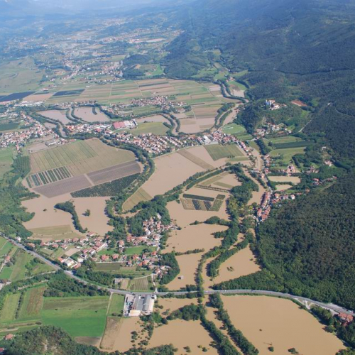 Intervento fiume Vipacco (vista monte verso Slovenia) n. 1 / 63340