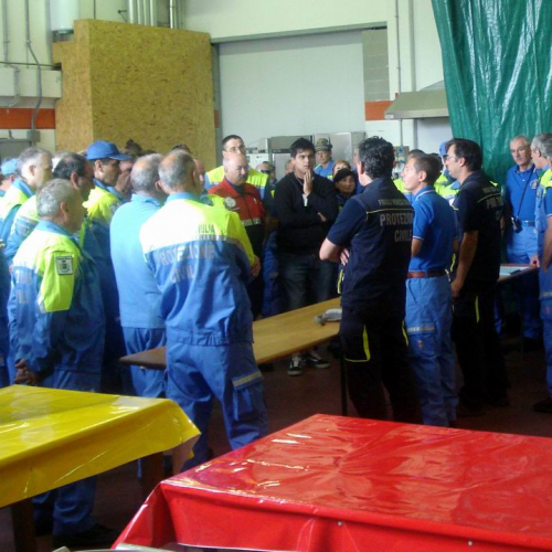 Attivit‡ Supporto Brillamento bomba Gorizia (Foto inviate dai volontari) n. 1 / 69217