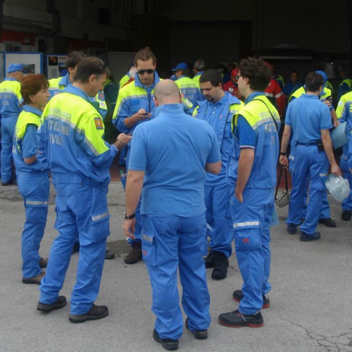 Attivit‡ Supporto Brillamento bomba Gorizia (Foto inviate dai volontari) n. 3 / 69219
