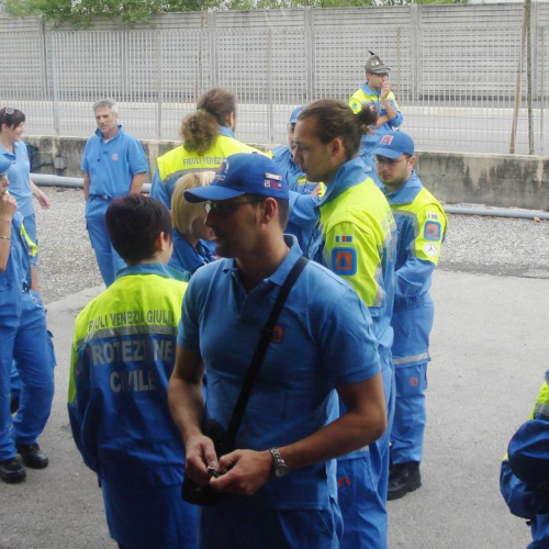 Attivit‡ Supporto Brillamento bomba Gorizia (Foto inviate dai volontari) n. 4 / 69220