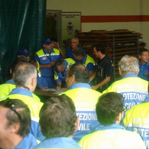 Attivit‡ Supporto Brillamento bomba Gorizia (Foto inviate dai volontari) n. 5 / 69221