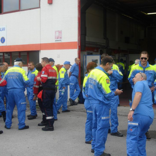 Attivit‡ Supporto Brillamento bomba Gorizia (Foto inviate dai volontari) n. 7 / 69223