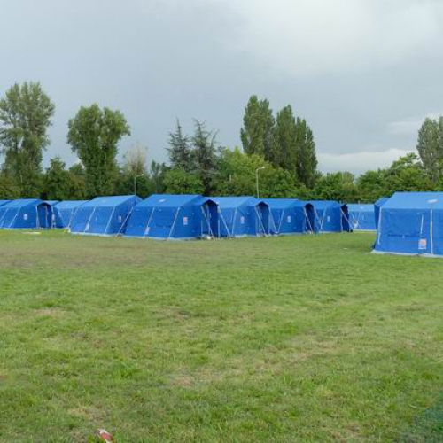 Allestimento campo a Mirandola  n. 41 / 81307