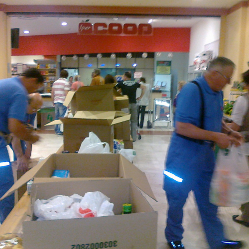 Raccolta di generi alimentari per le popolazioni colpite dal sisma n. 8 / 83028